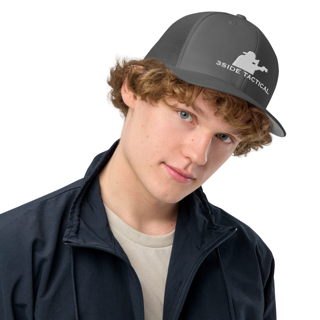 3SIDE SHIELD FLEX FIT CLOSED BACK TRUCKER CAP
