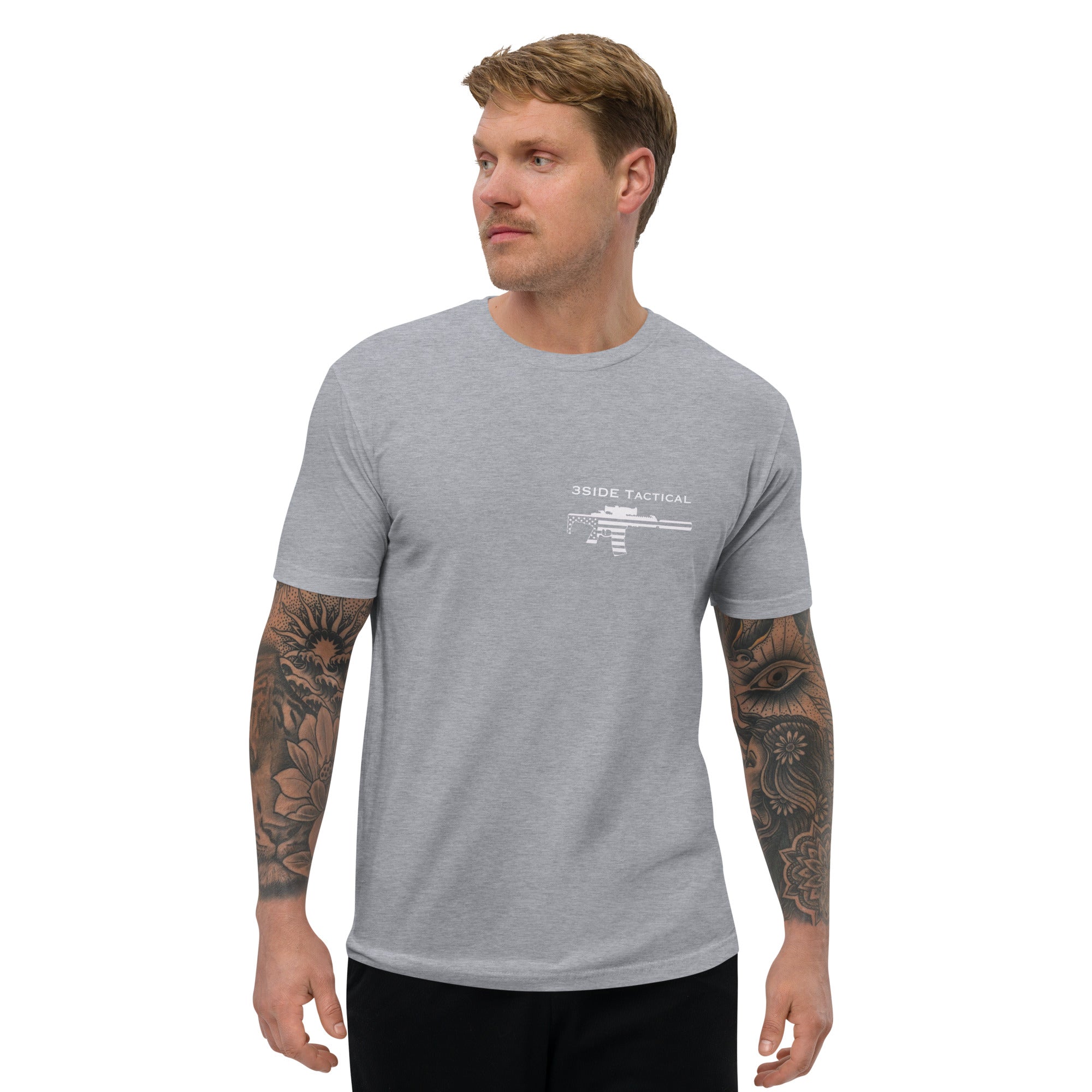 N/L 3SIDE “SLOW IS SMOOTH, SMOOTH IS FAST” SHORT SLEEVE T-SHIRT WHT