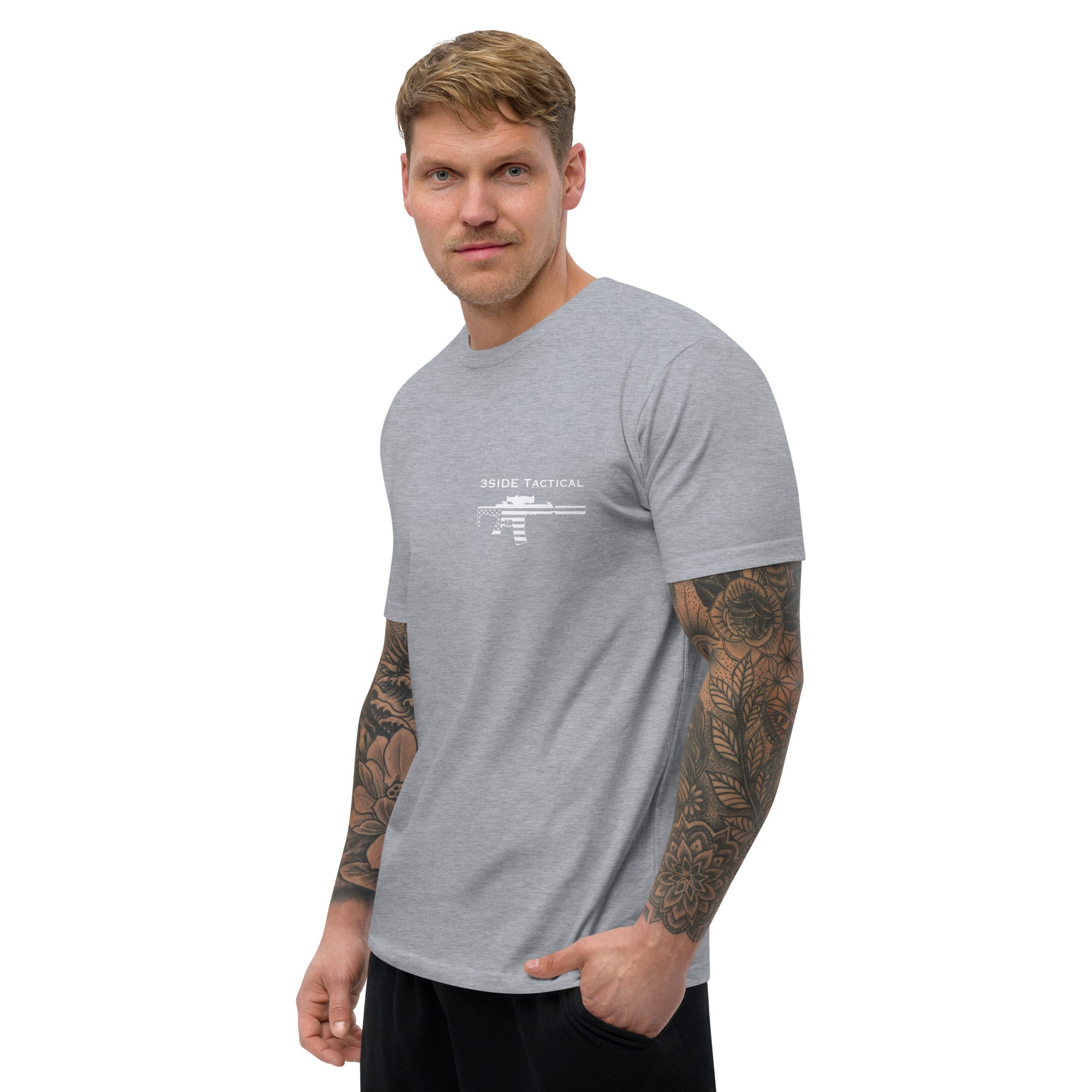 N/L 3SIDE “SLOW IS SMOOTH, SMOOTH IS FAST” SHORT SLEEVE T-SHIRT WHT