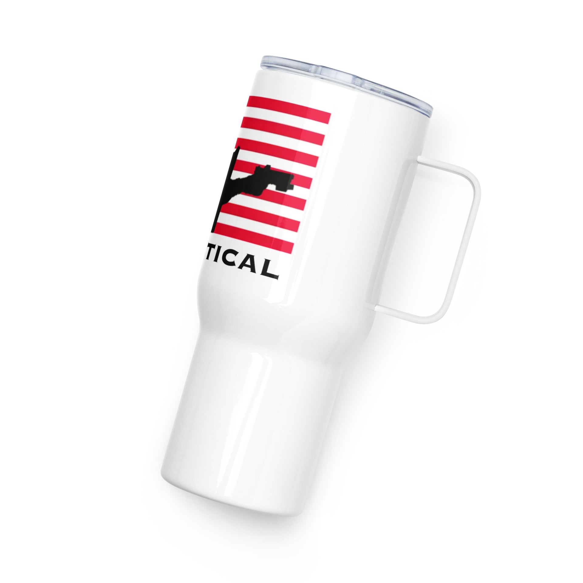 Travel mug with a handle — Universities Allied for Essential Medicines