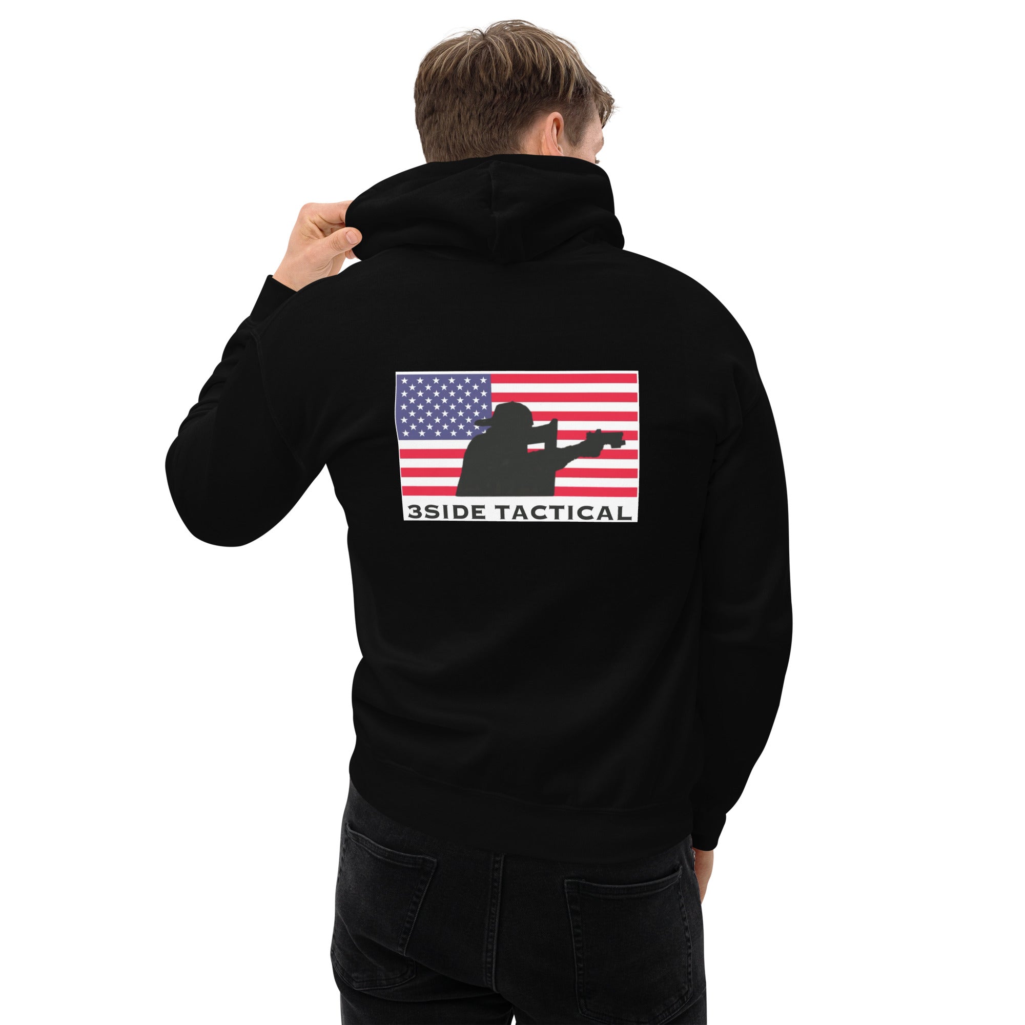 SHIELD MAN AMERICAN FLAG HOODIE
