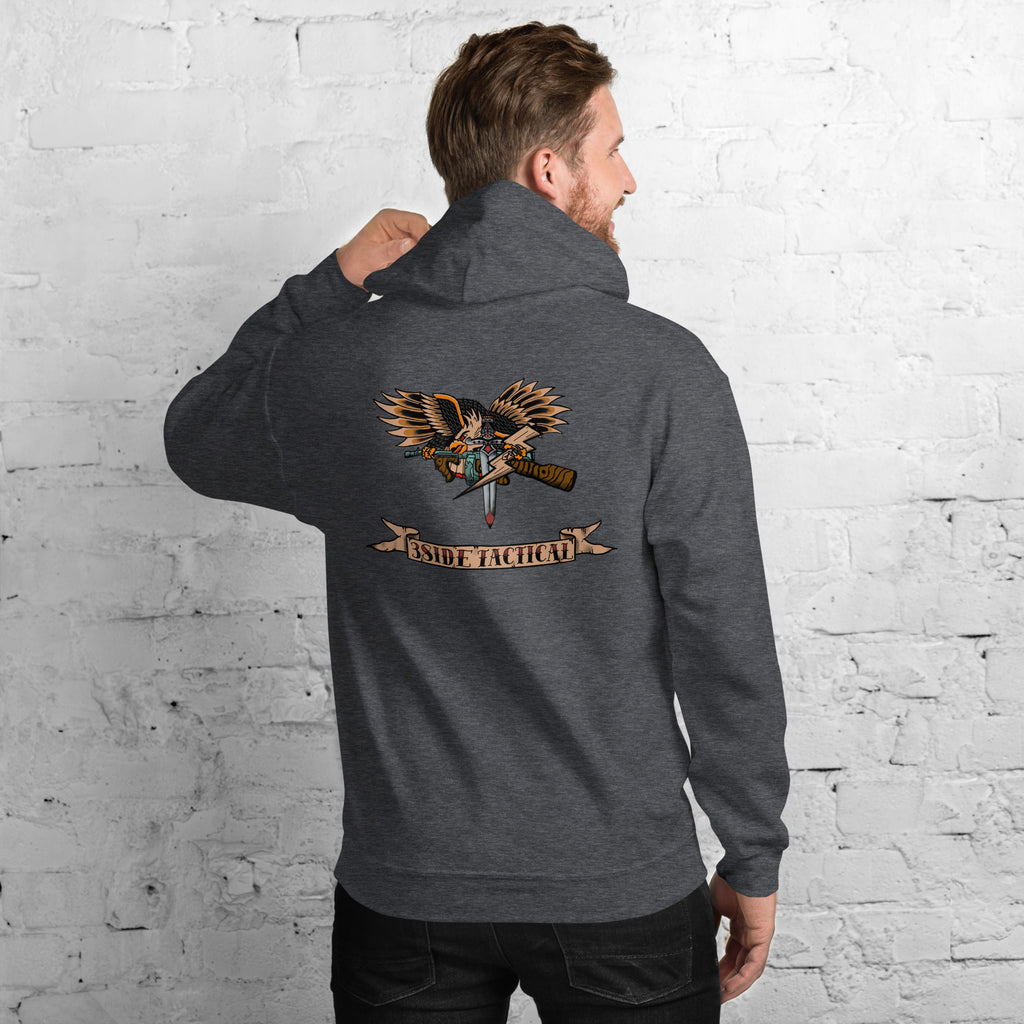 3SIDE “TRADITIONAL TATTOO” EAGLE HOODIE