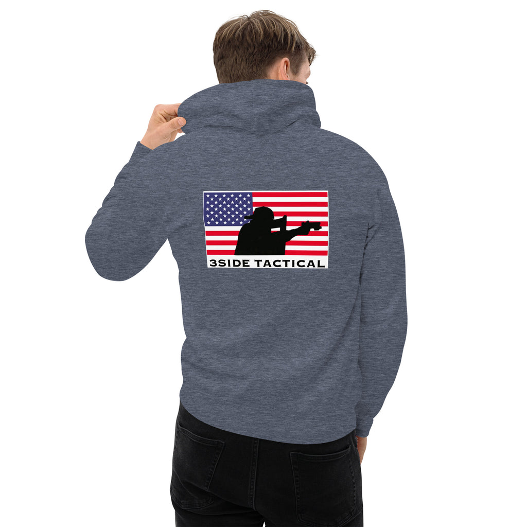 SHIELD MAN AMERICAN FLAG HOODIE