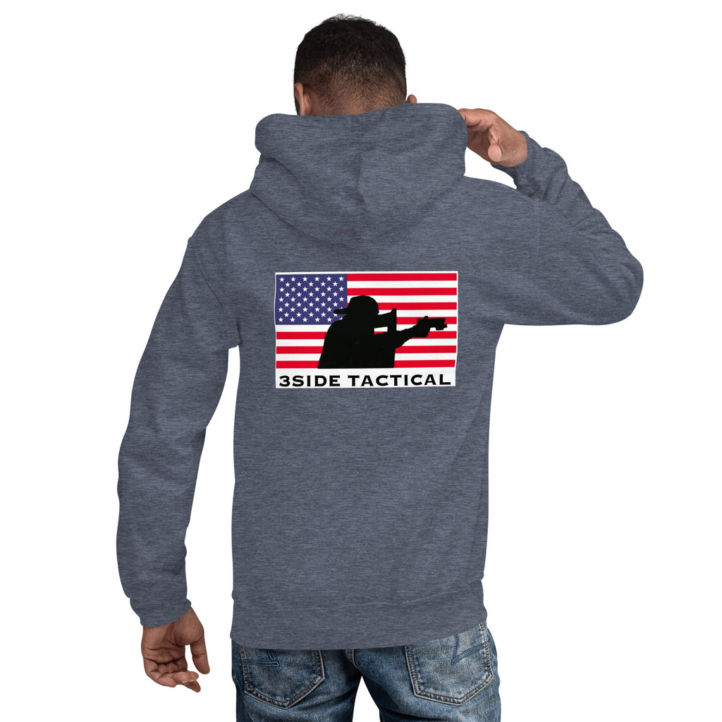 SHIELD MAN AMERICAN FLAG HOODIE