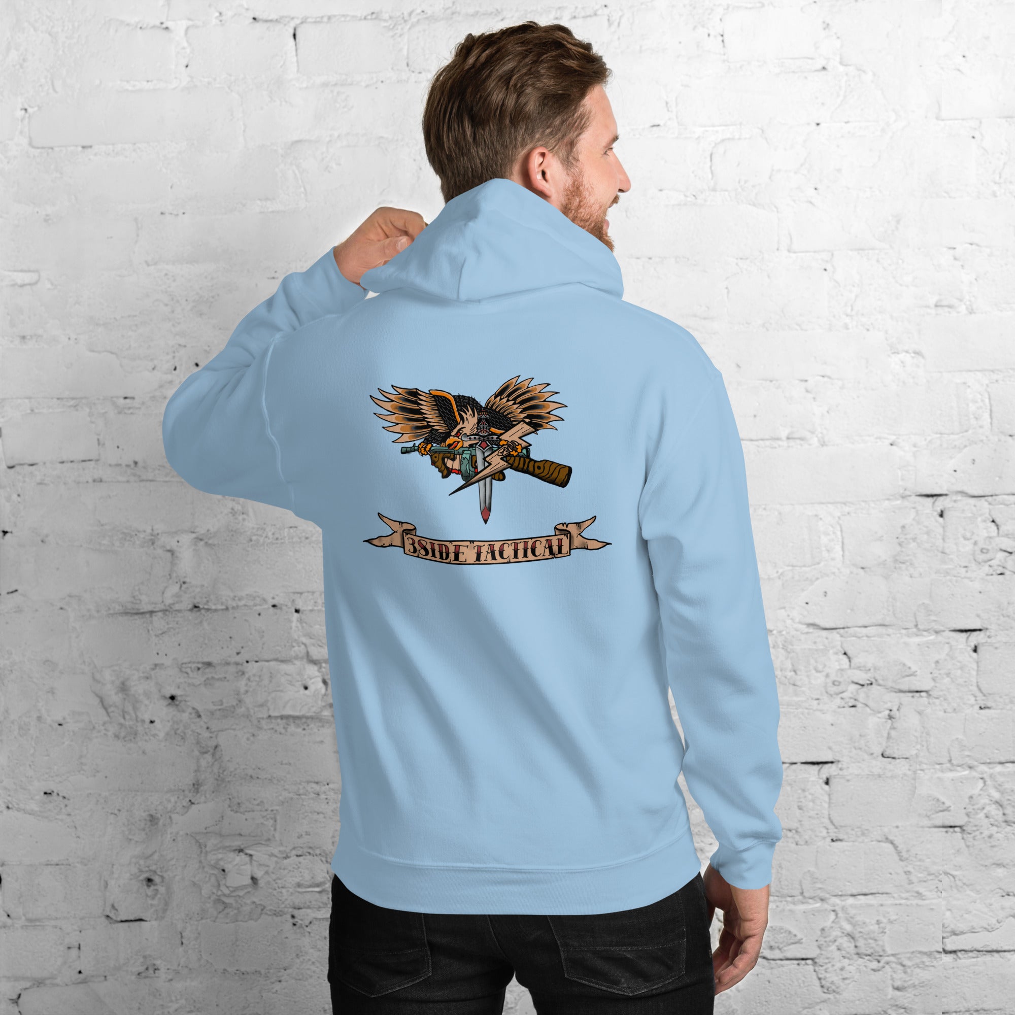 3SIDE “TRADITIONAL TATTOO” EAGLE HOODIE