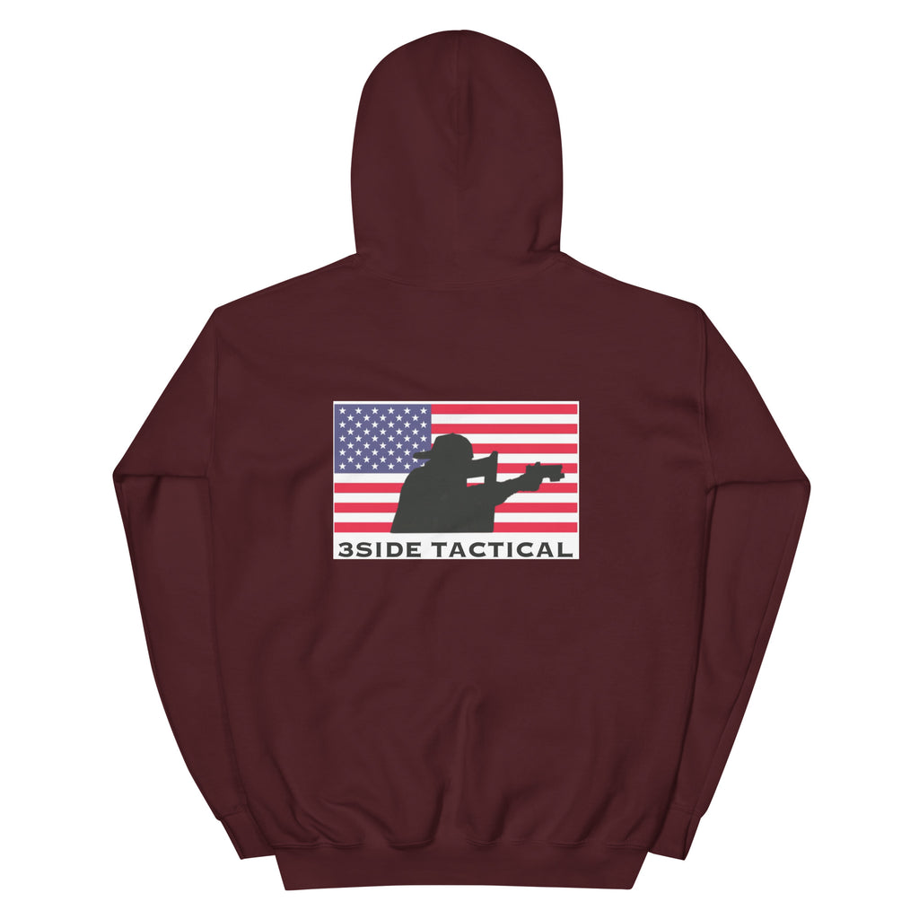 SHIELD MAN AMERICAN FLAG HOODIE