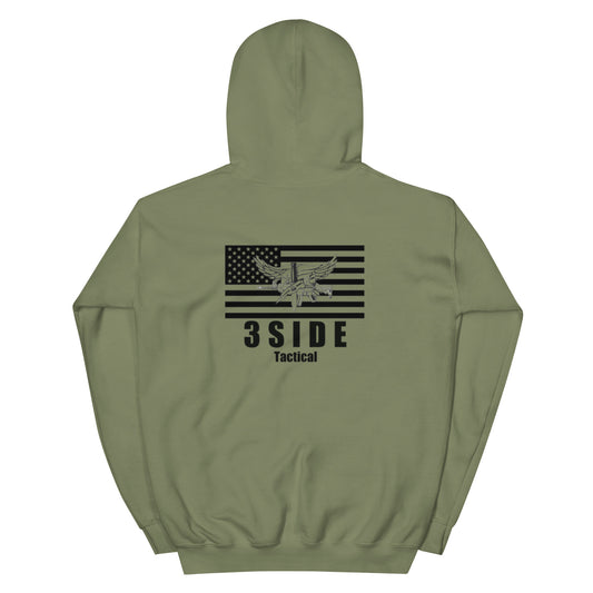 3SIDE SHIELD MAN / SWAT EAGLE FLAG HOODIE