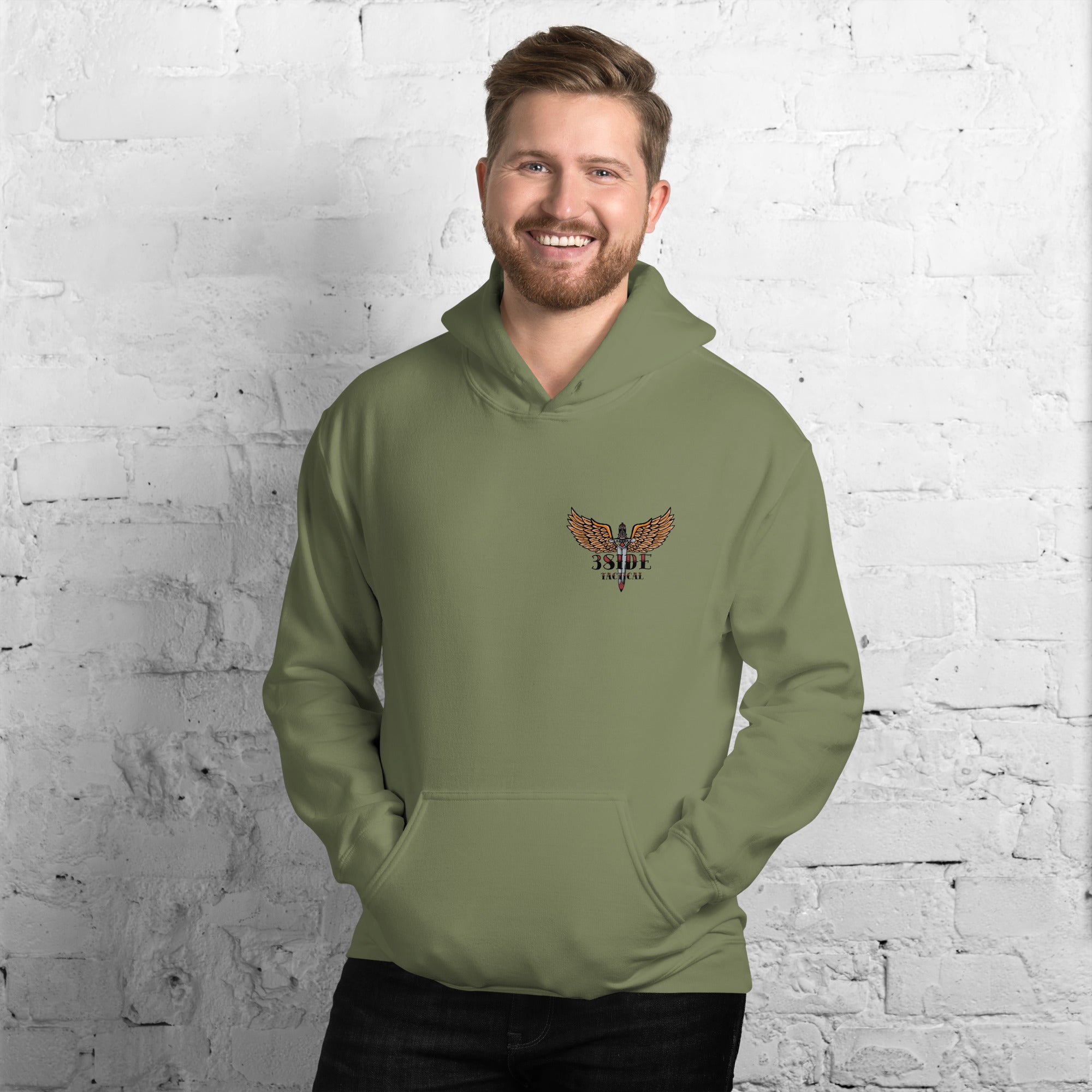 3SIDE “TRADITIONAL TATTOO” EAGLE HOODIE