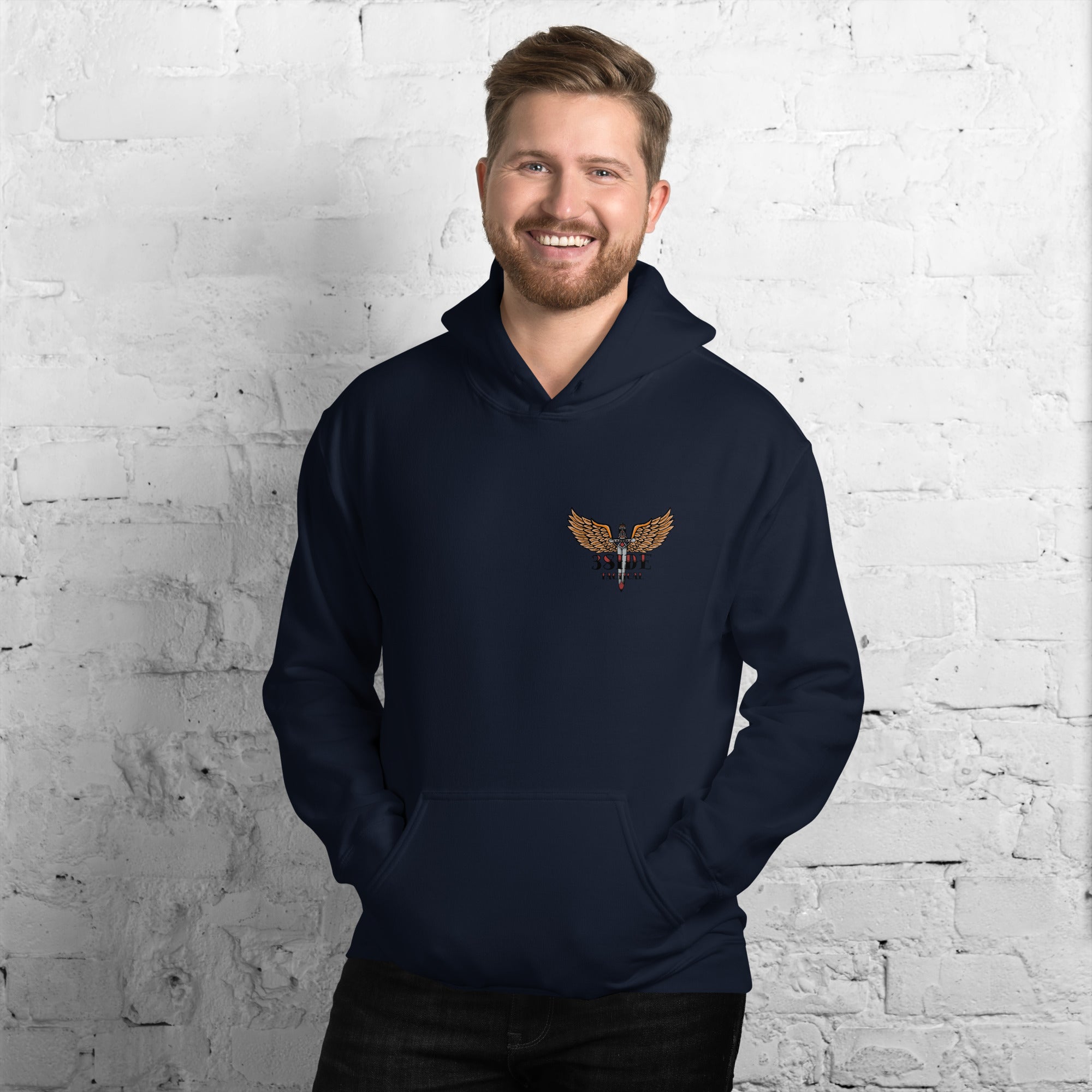 3SIDE “TRADITIONAL TATTOO” EAGLE HOODIE