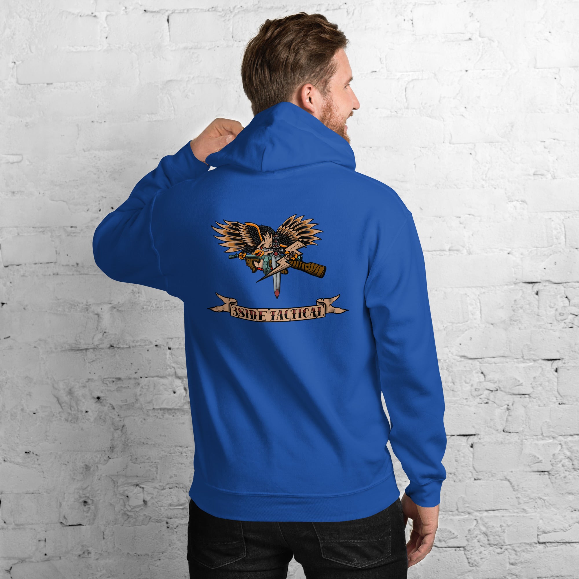 3SIDE “TRADITIONAL TATTOO” EAGLE HOODIE