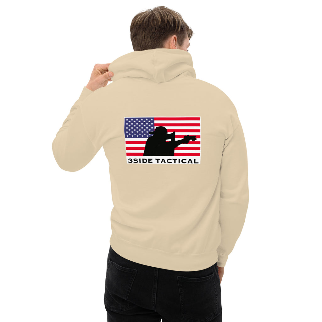 SHIELD MAN AMERICAN FLAG HOODIE