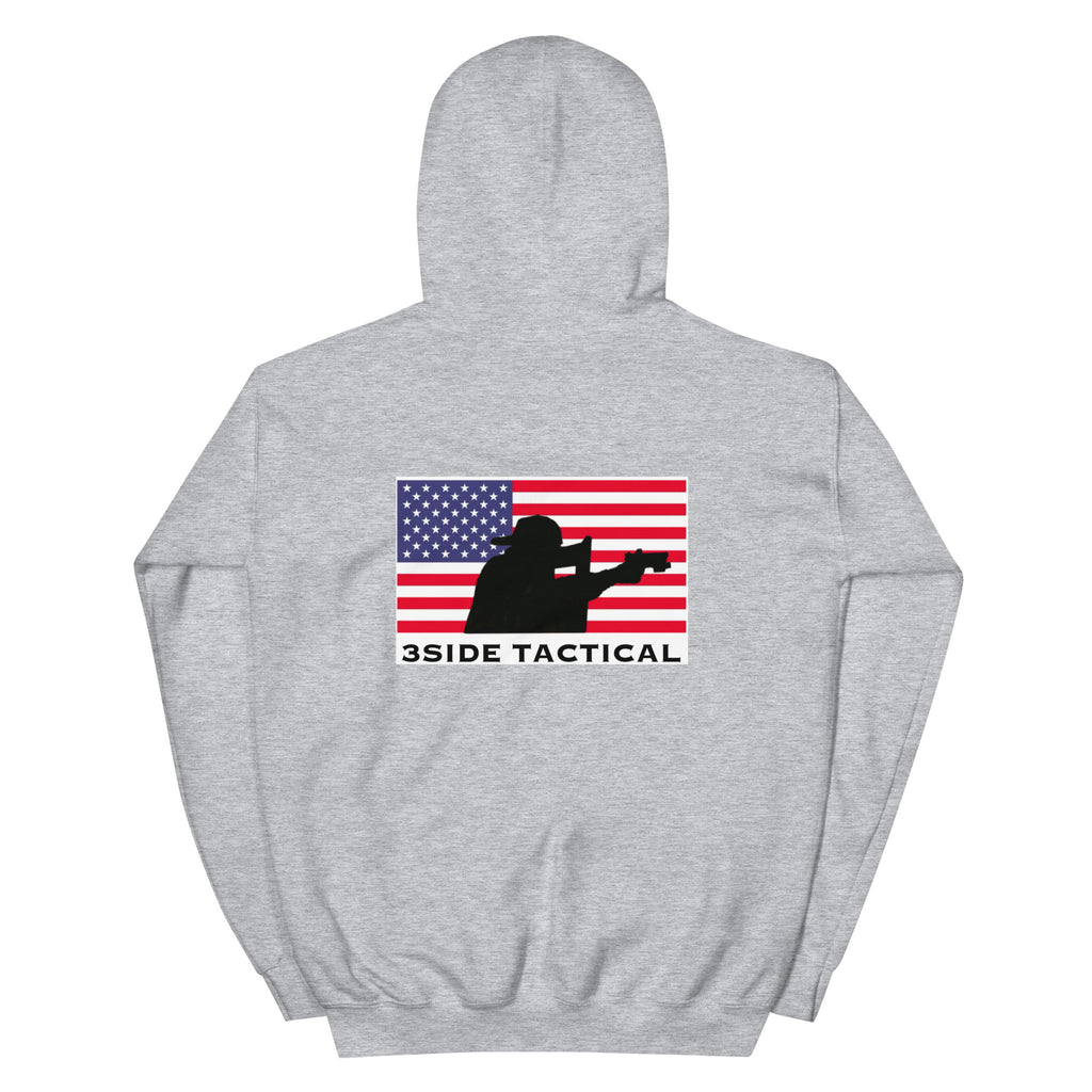SHIELD MAN AMERICAN FLAG HOODIE