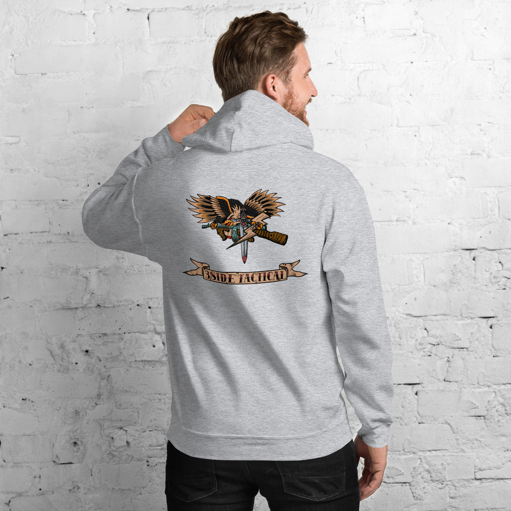 3SIDE “TRADITIONAL TATTOO” EAGLE HOODIE